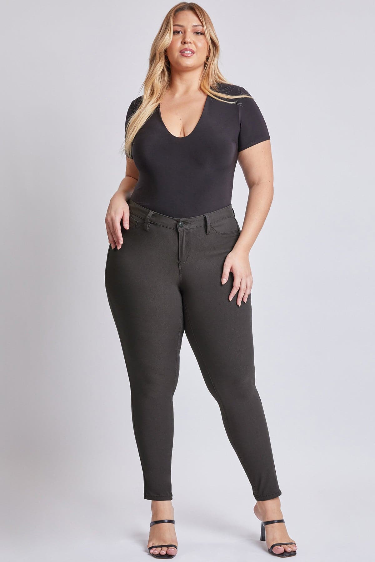 Women's Plus Size Forever Mid Rise Pants from YMI – YMI JEANS