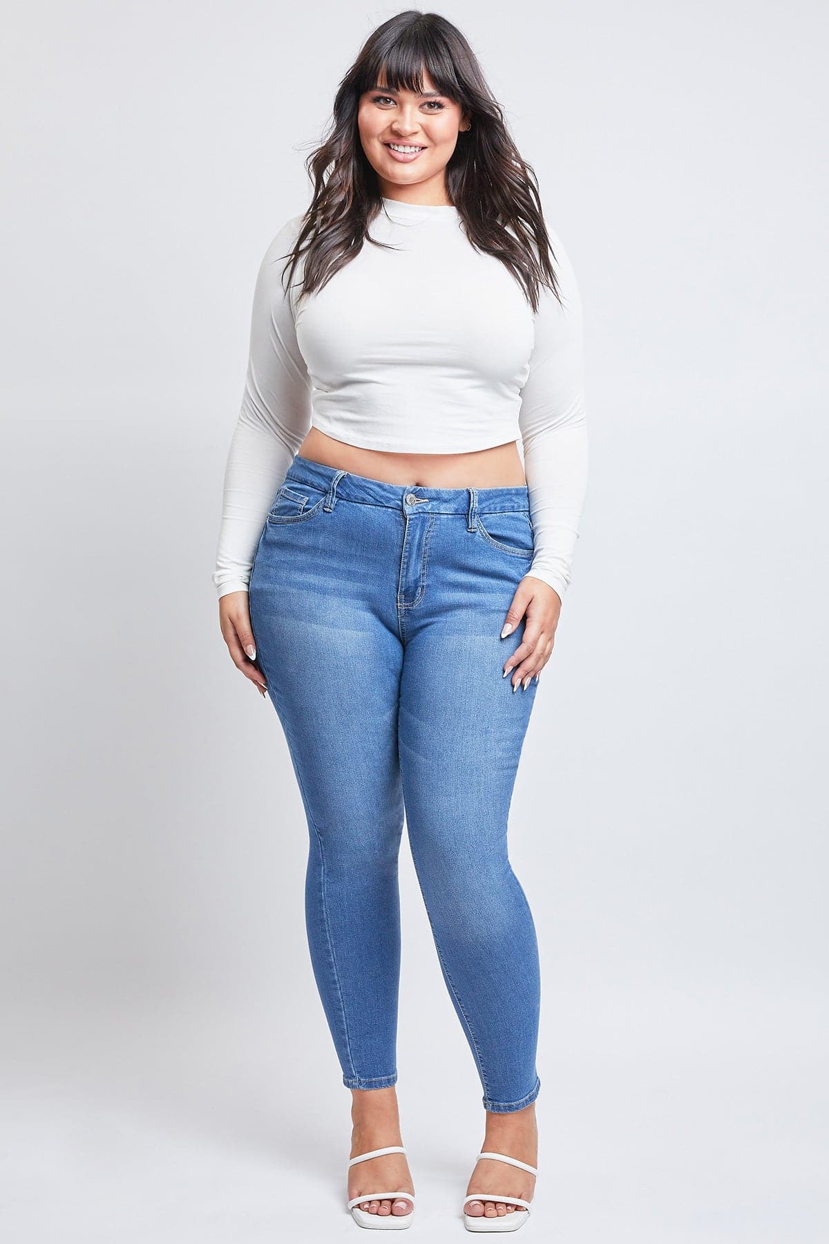 Plus Size Thick Girl Skinny Jeans Women's Plus Size Sustainable