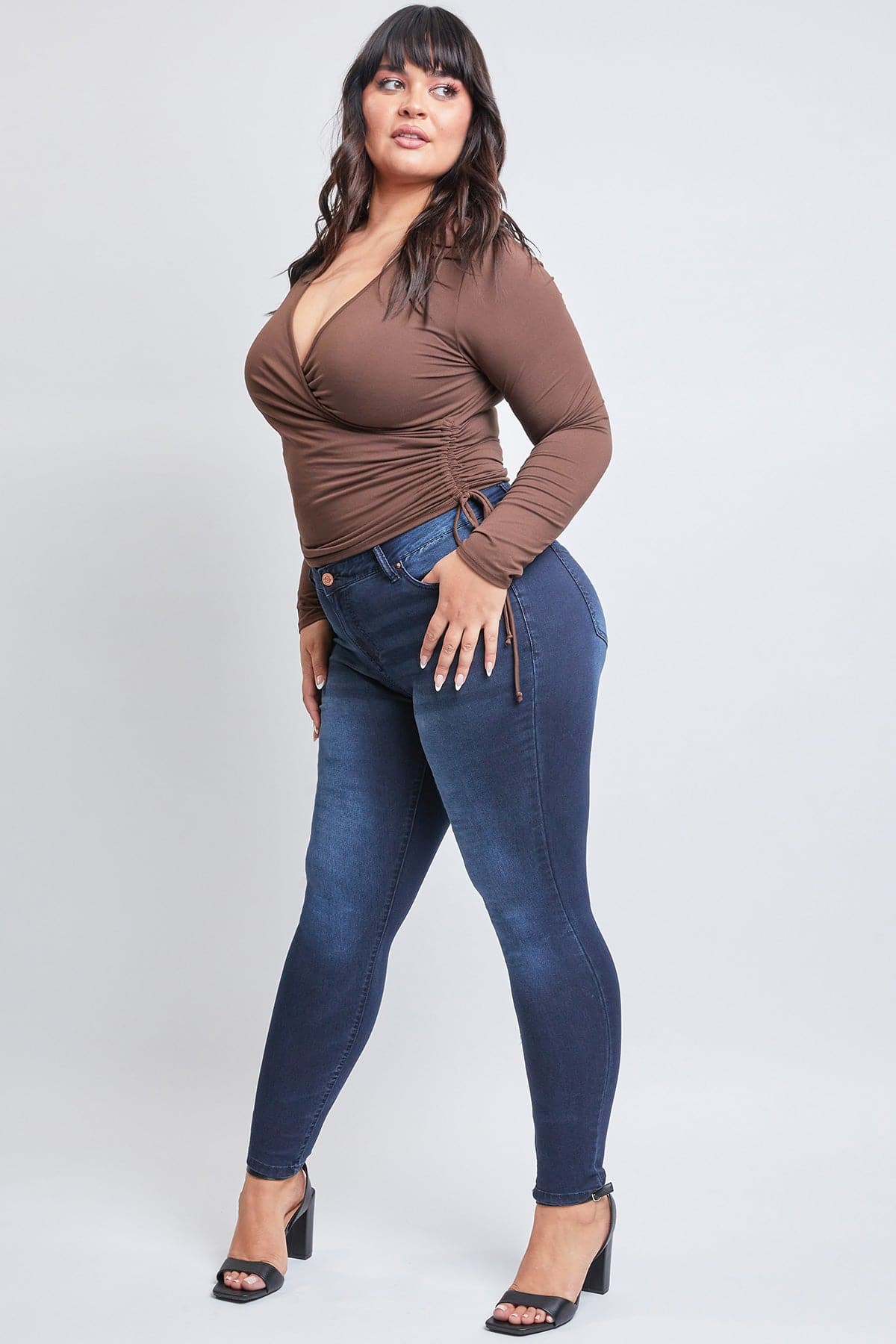 Plus Size Women's Essential HyperDenim Skinny Jeans from YMI – YMI JEANS