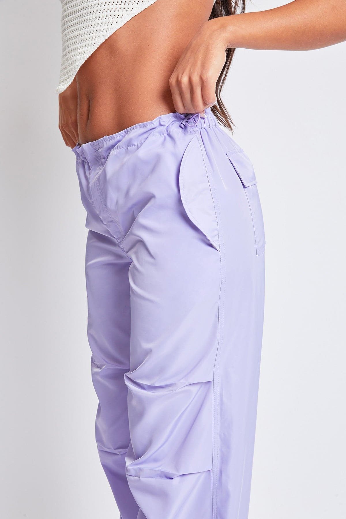 Women's Relaxed Nylon Parachute Pants