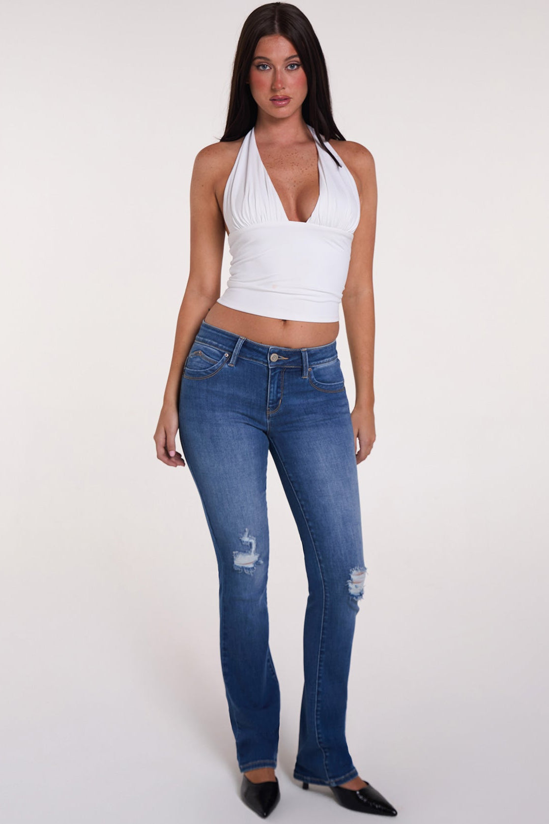 MyShoeStore Pantaloni Bootleg Donna – Vita Elastica, Tessuto A Costine, Senza Zip, Ideali Per Infermiere E Lavoro