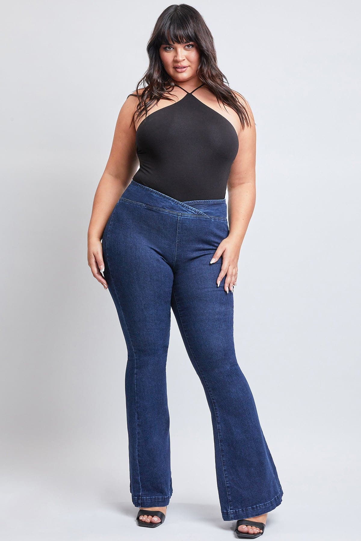 Women's Plus Size Pull On Jeans from – YMI