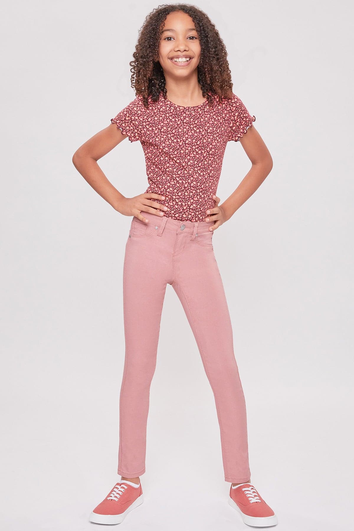 Girls' Stretch Skinny School Color Pants from YMI GIRLS – YMI JEANS