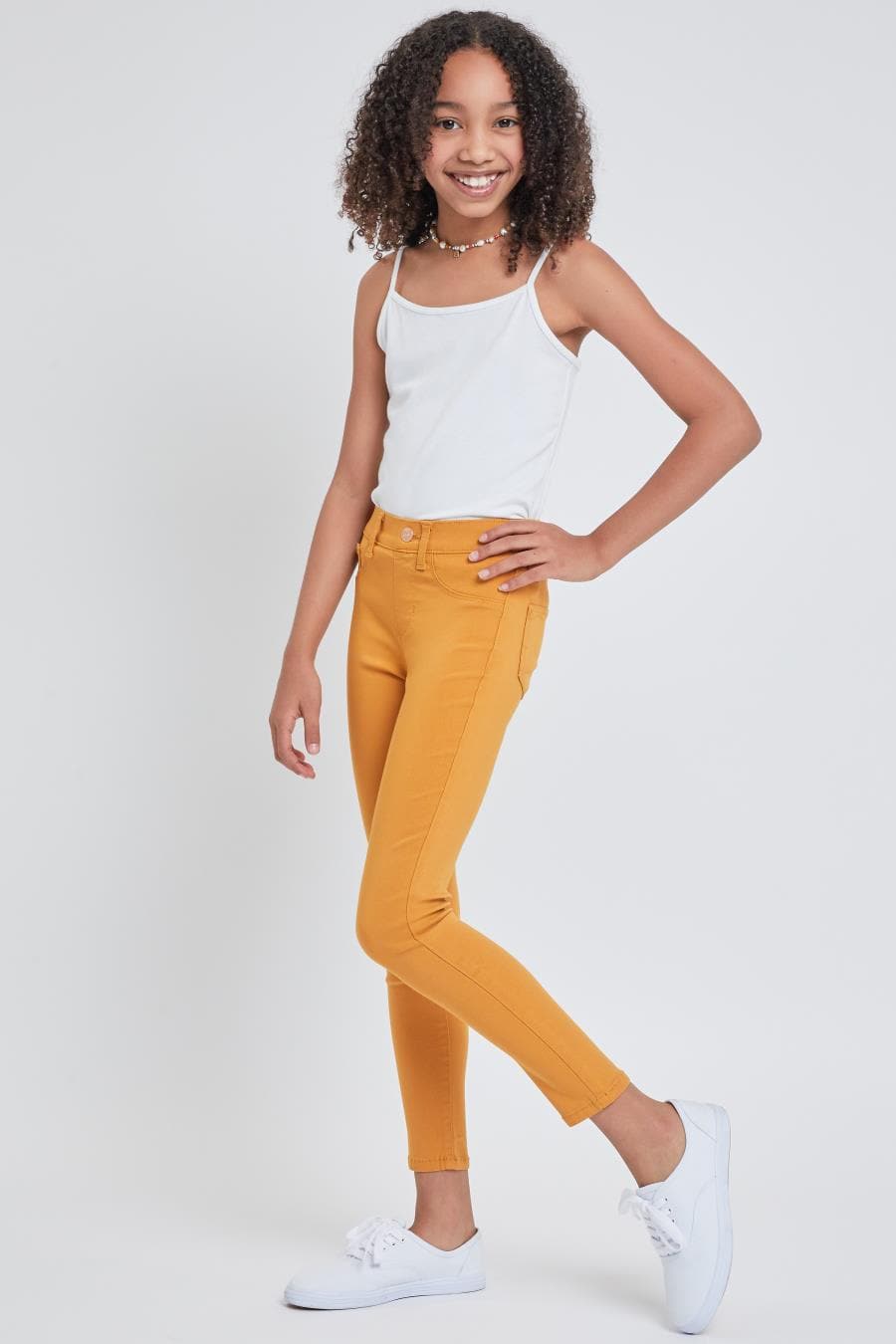 Girls' Stretch Skinny School Color Pants from GIRLS – YMI JEANS