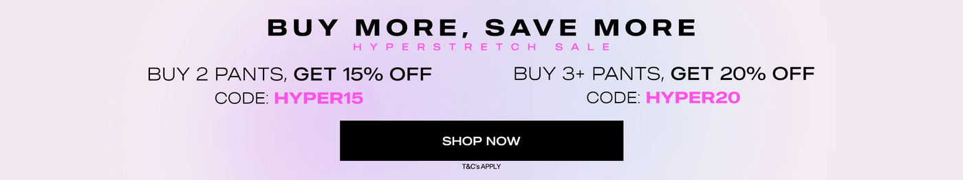 Buy More, Save More promo for Hyperstretch desktop banner