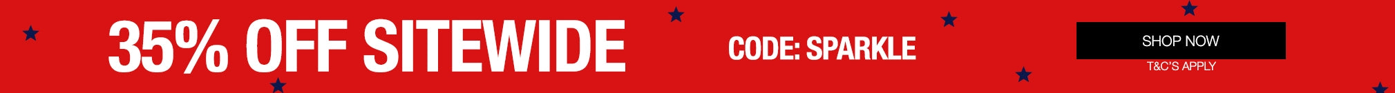 35% off sitewide desktop banner