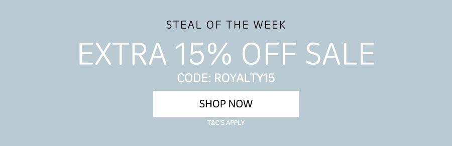 Promotional banner with 'Steal of the Week' offer on a light blue background