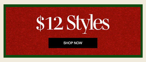 $12 styles buckets - holiday sale