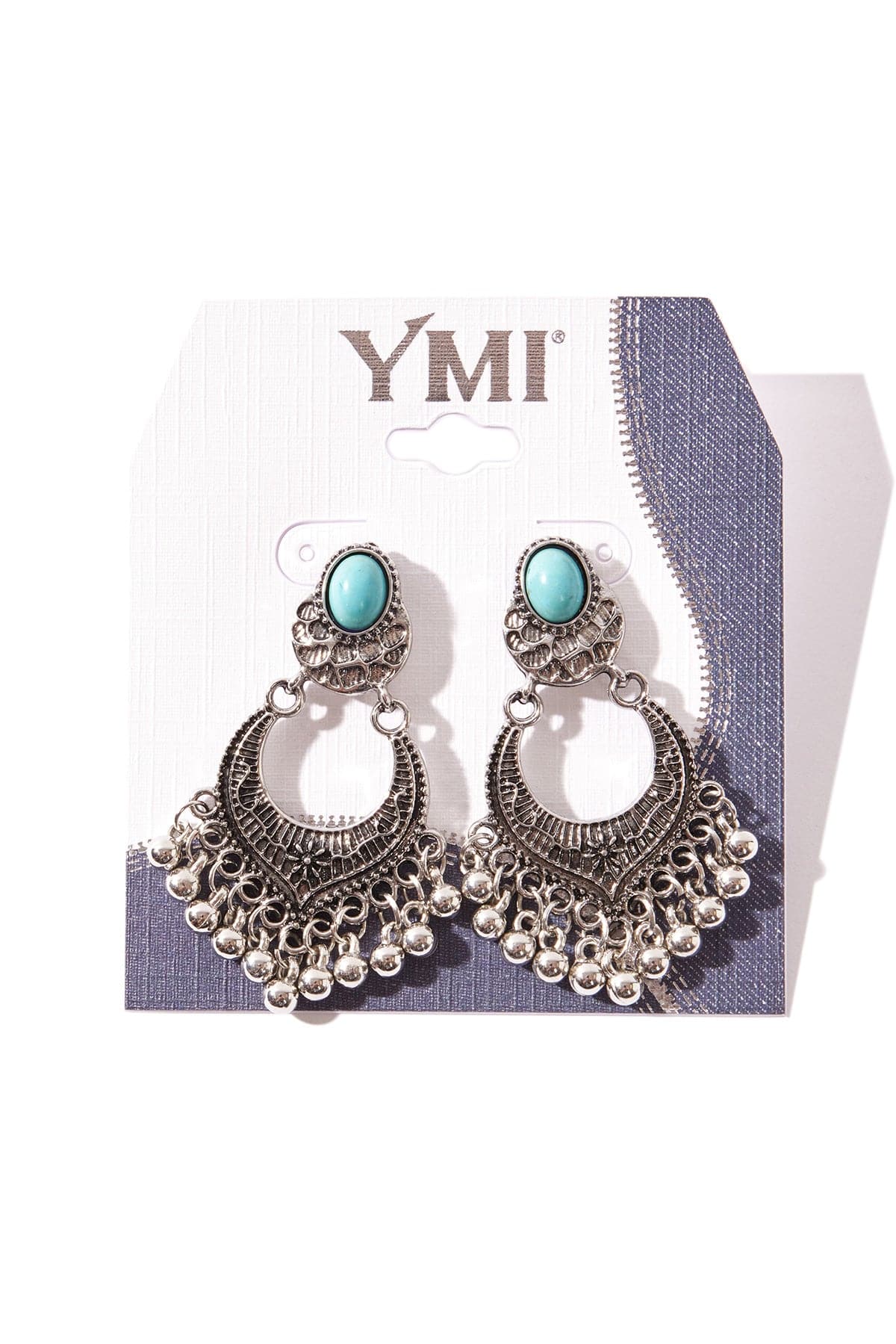 Chandelier Stone Turquoise Earrings