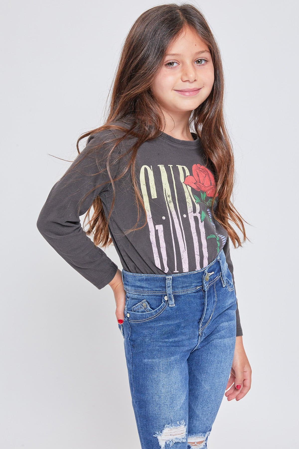 Toddler Girls Sustainable WannaBettaFit Skinny Jeans-Sale
