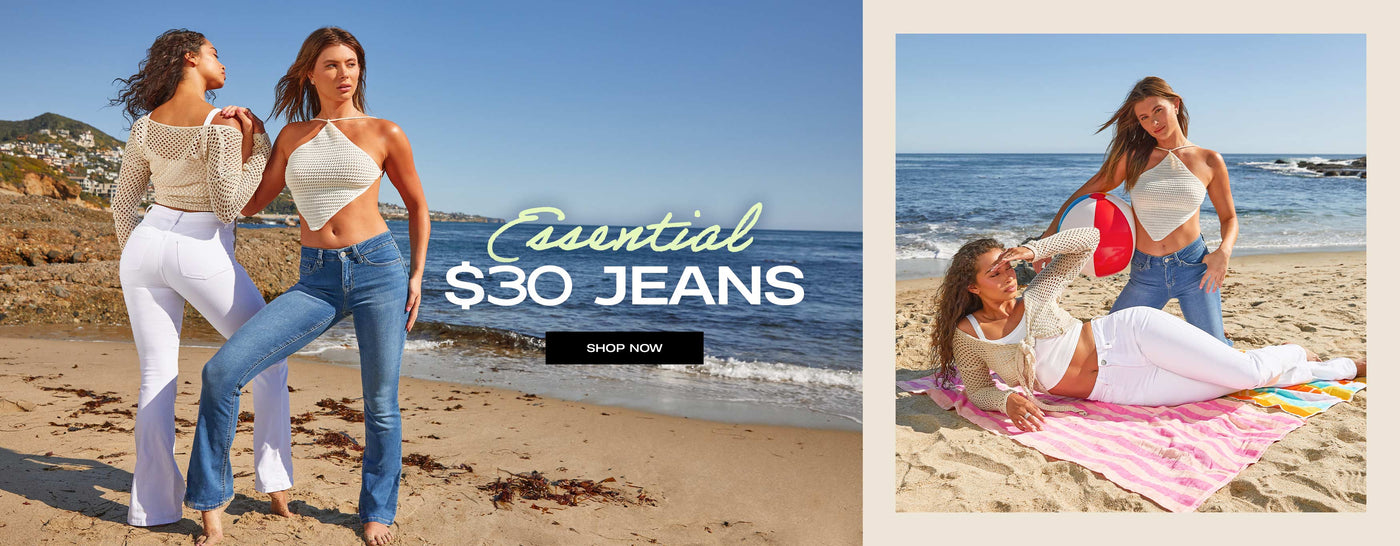 essential $30 jeans shop now