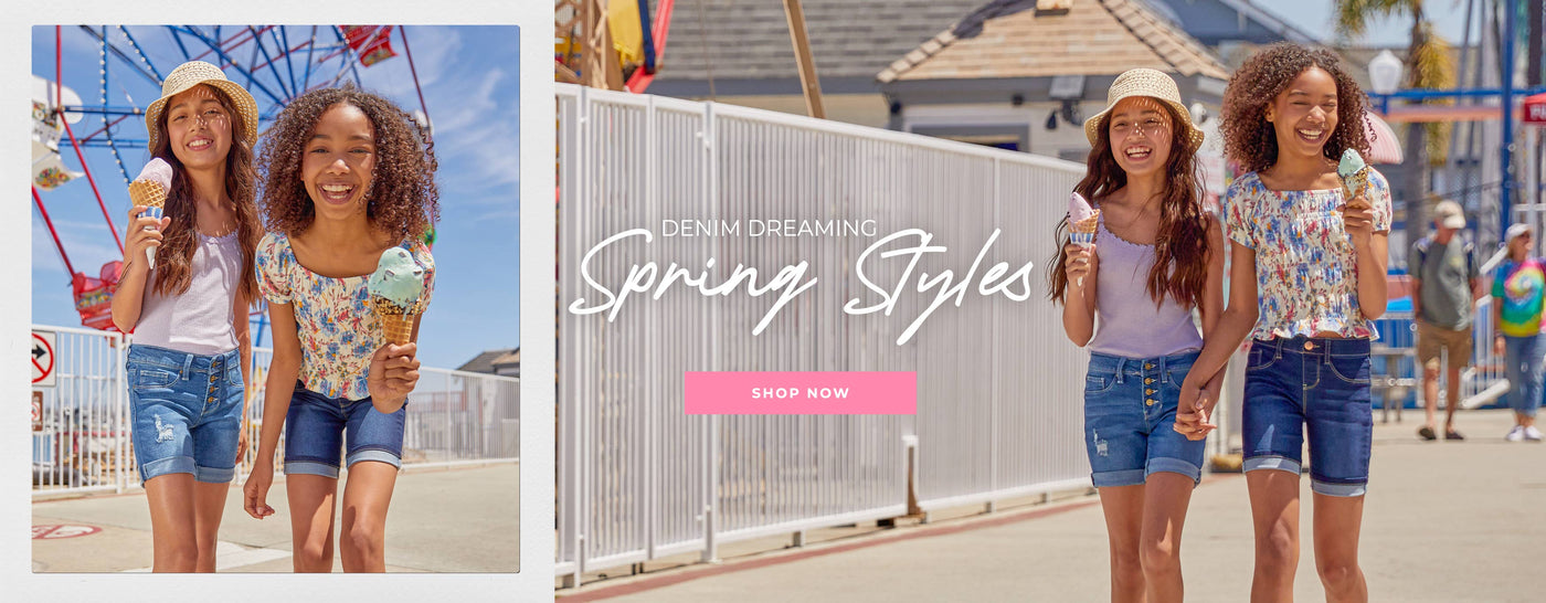 denim dreaming spring styles shop now