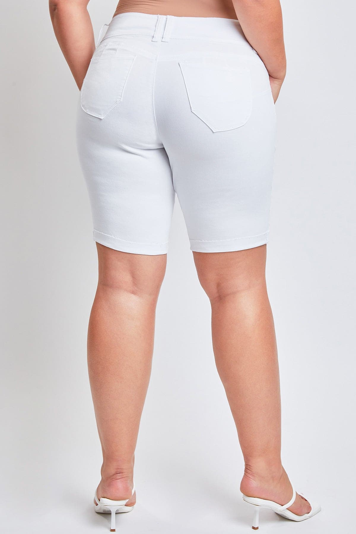 Plus Size Women's WannaBettaButt Cuffed Bermuda Shorts