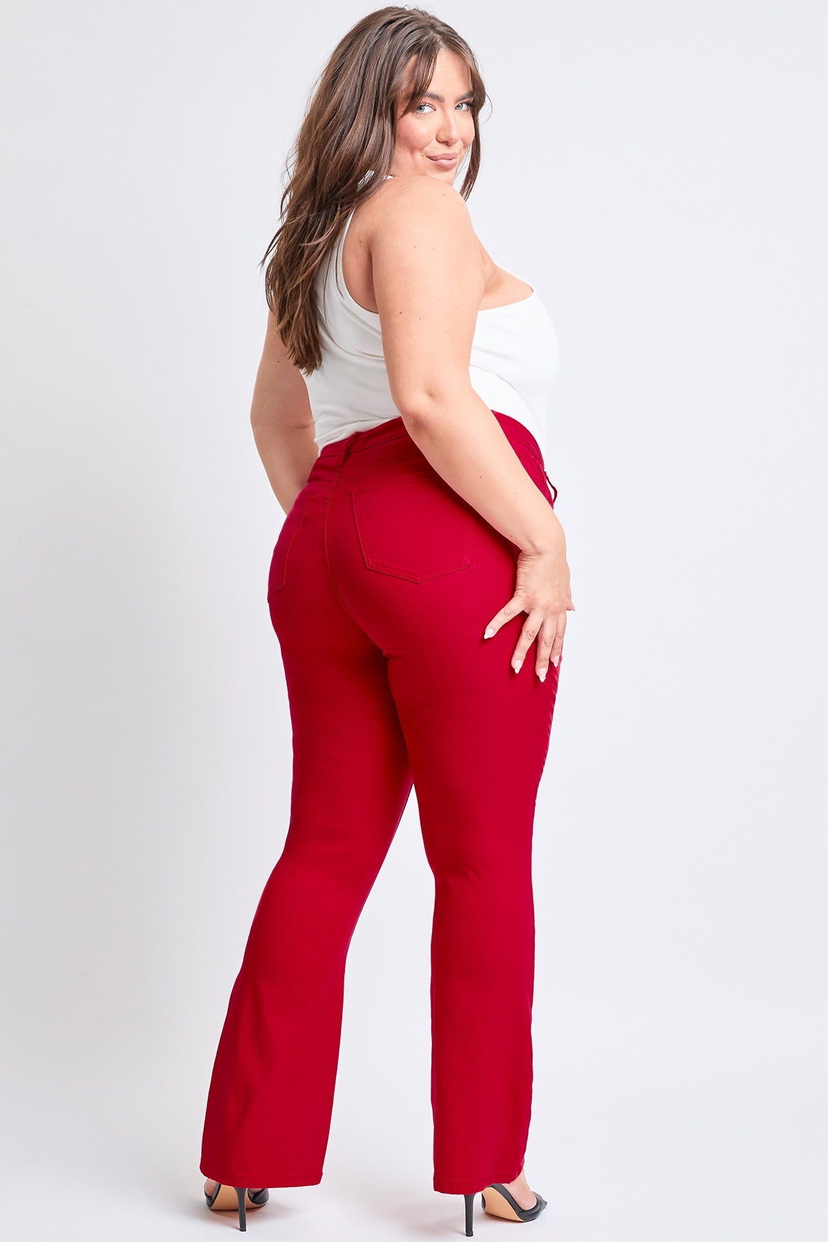 Women´s Plus Size Hyperstretch High-Rise Flare- Regular