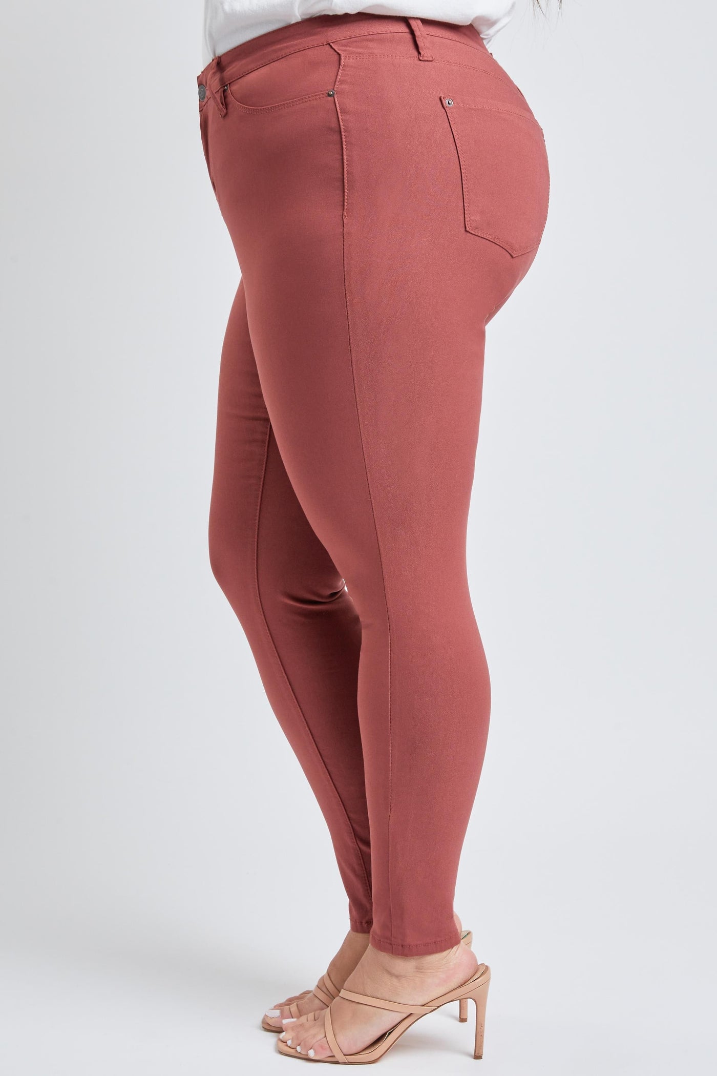 Women's Plus Size Hyperstretch Forever Color Skinny Pants - Warm Tones