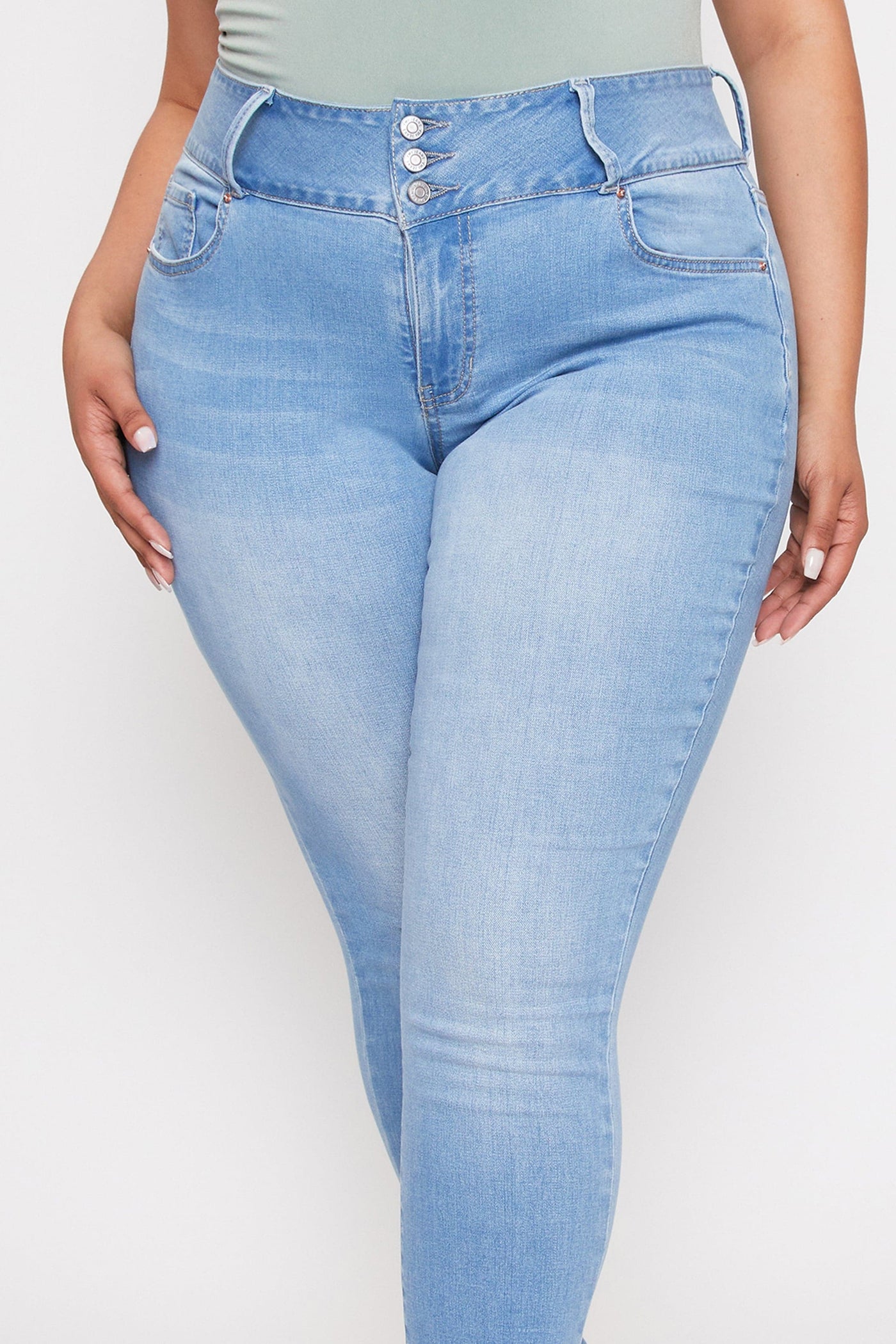 Women's Plus Size Essential  Skinny Jeans-Sale