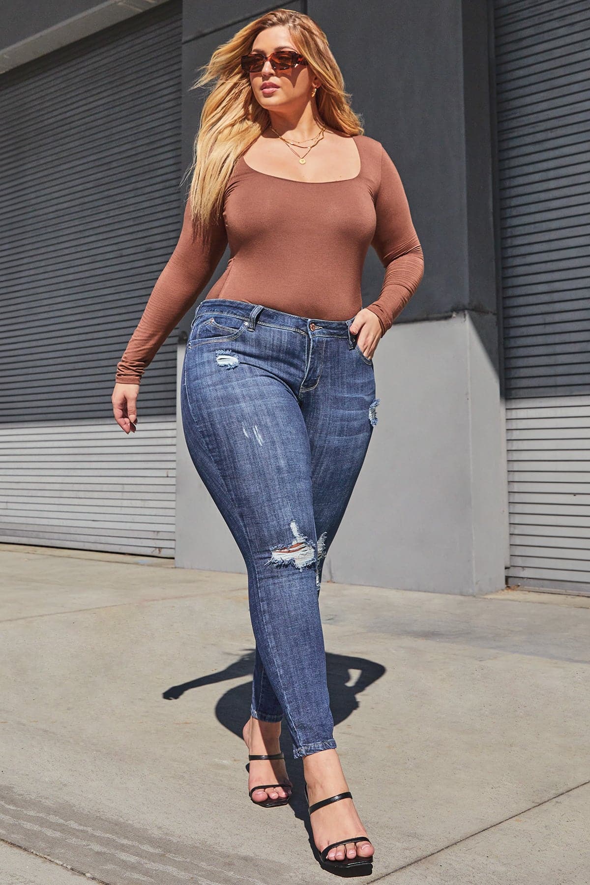 Plus Size Women's WannaBettaButt Skinny Jeans