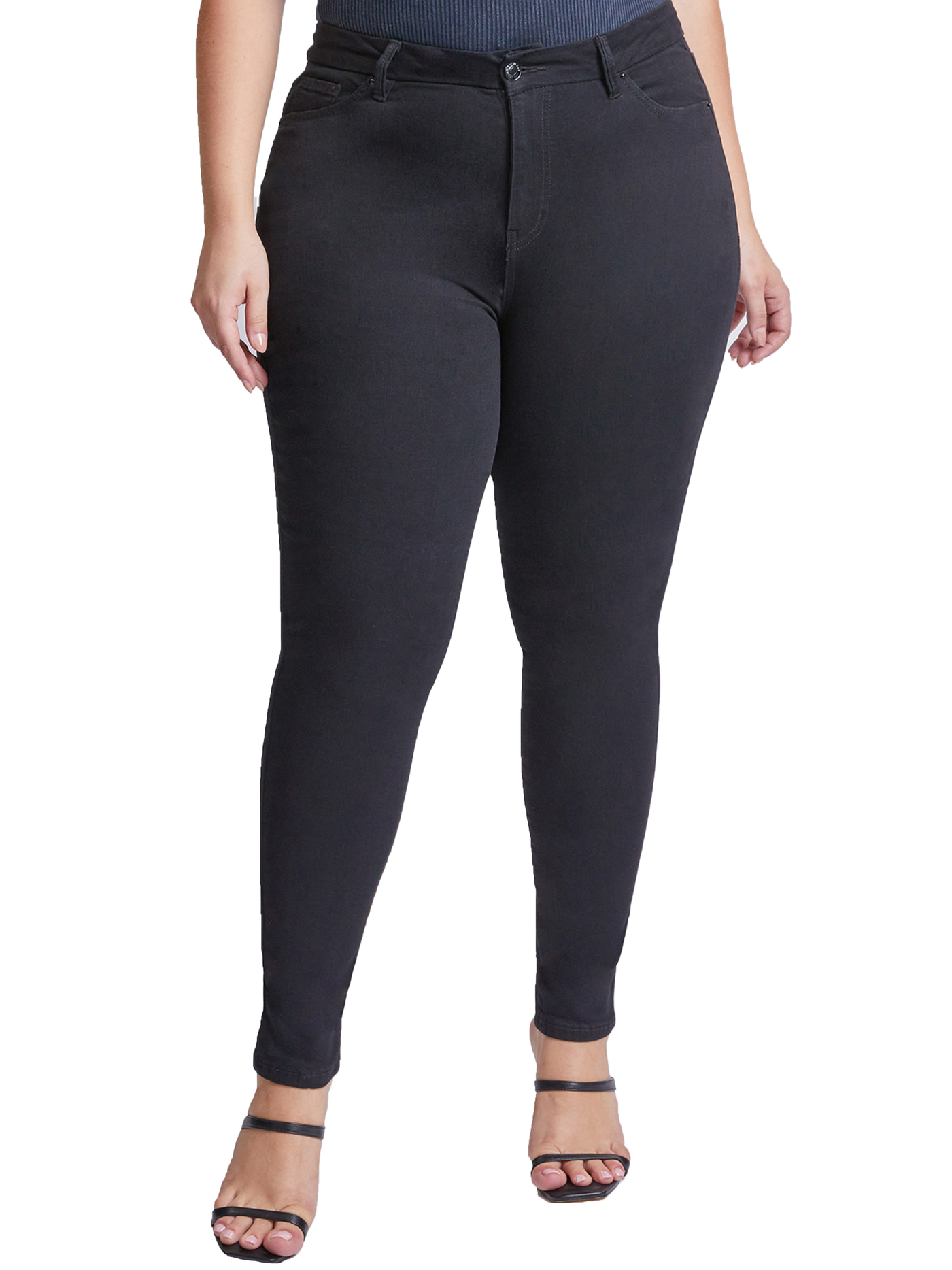 Women's Plus Size  Sustainable Curvy Fit  Skinny Jeans