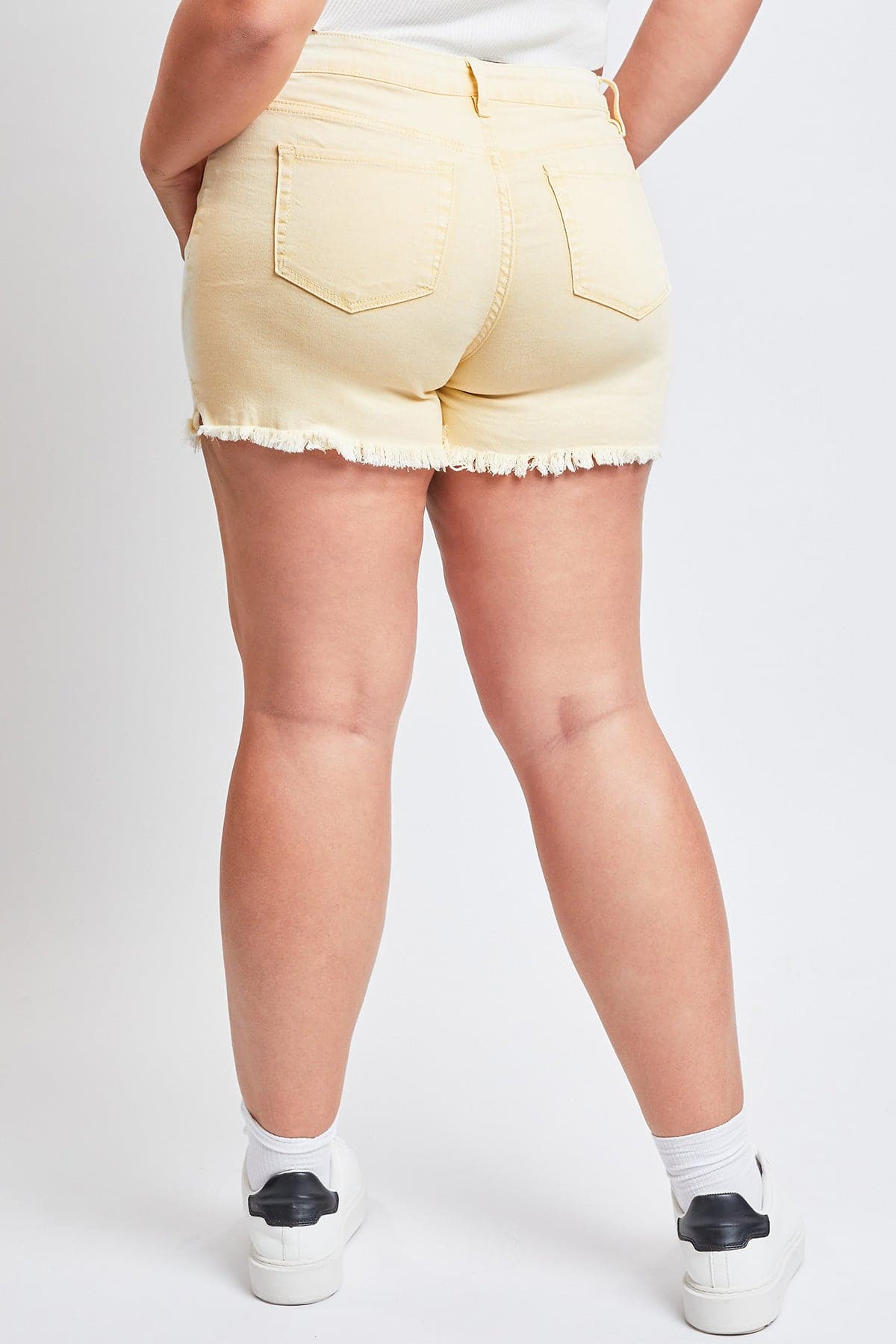 Women's Plus Size  80's Acid Wash Mom Shorts