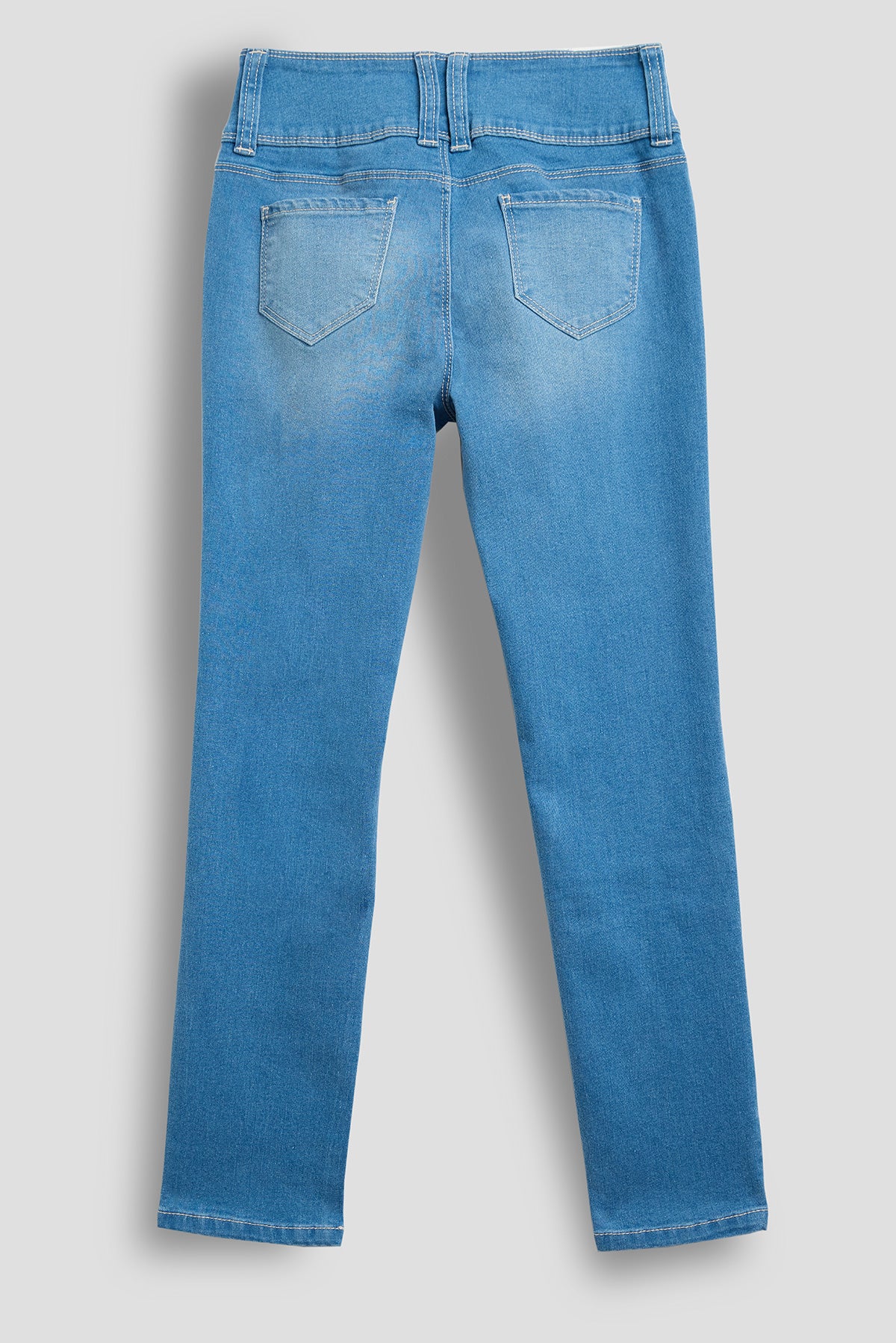 L Warm Light Blue Rips