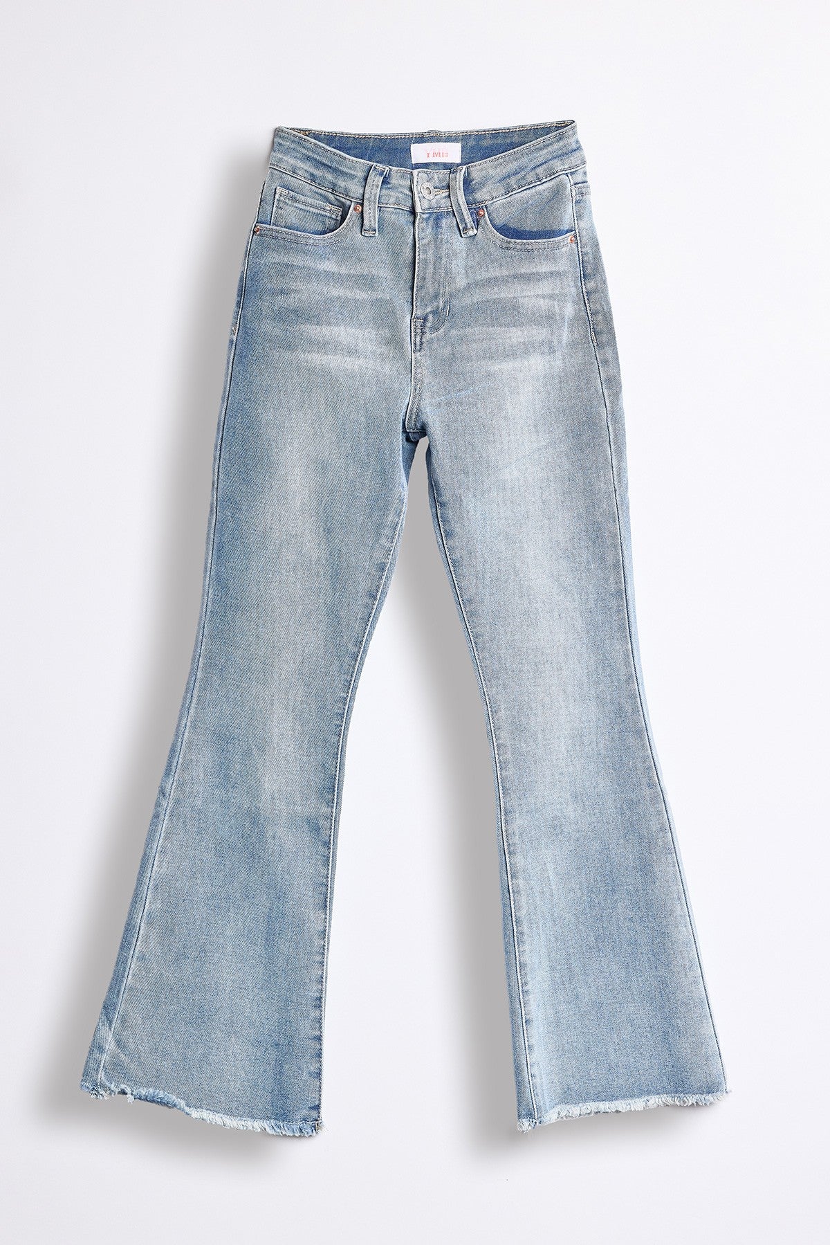 Girls Fray Hem Flare