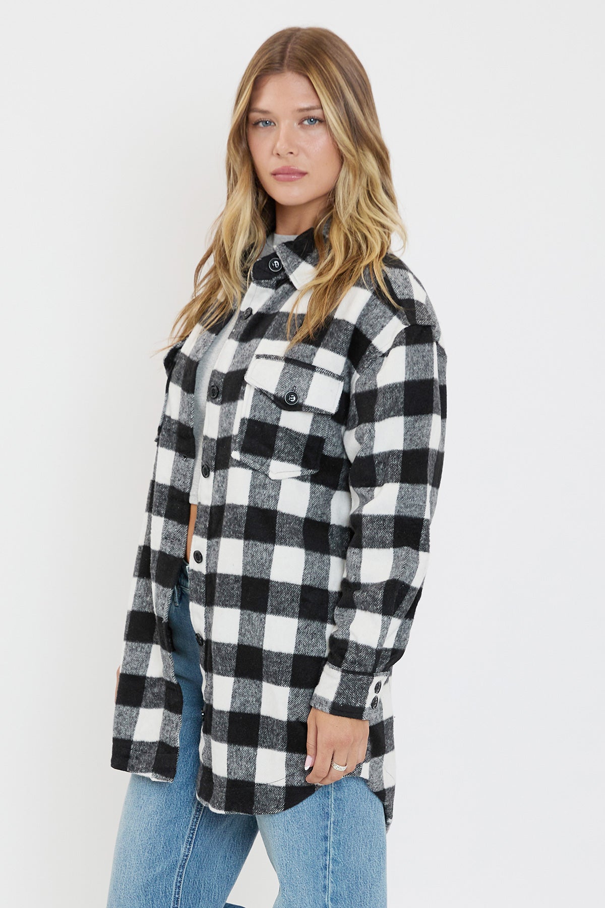 Black White Buffalo Plaid