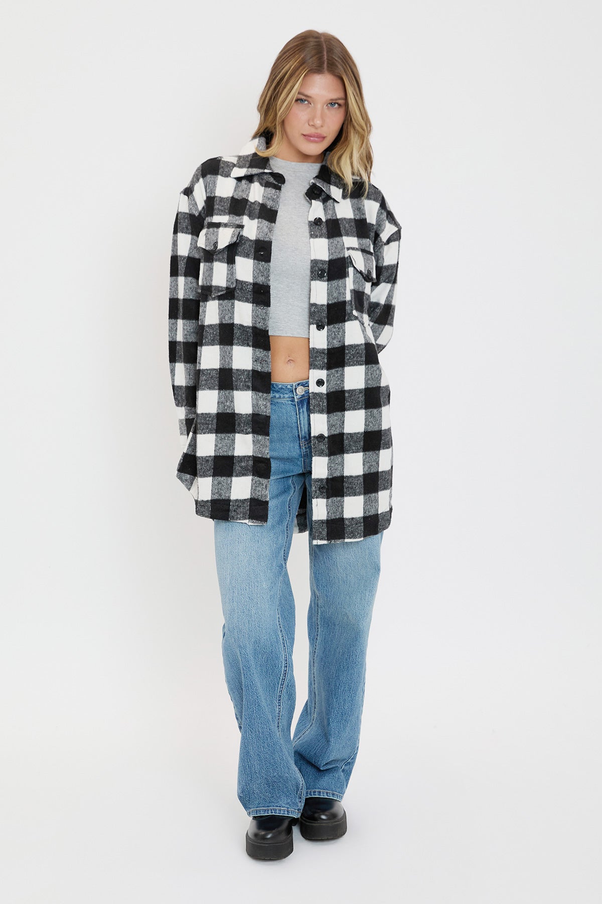 Black White Buffalo Plaid