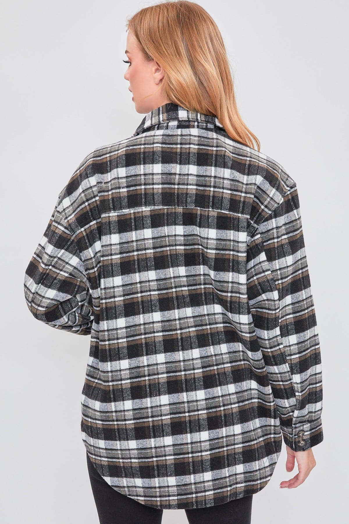Women's Oversized Plaid Flannel Shacket