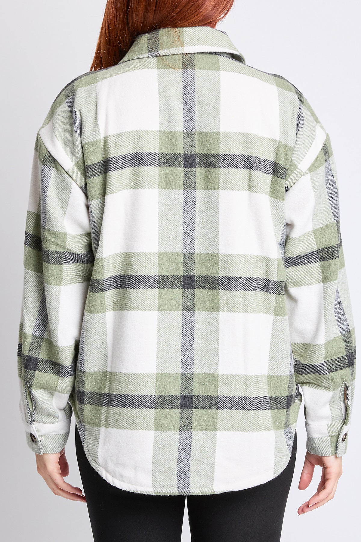 Olive Cream Plaid