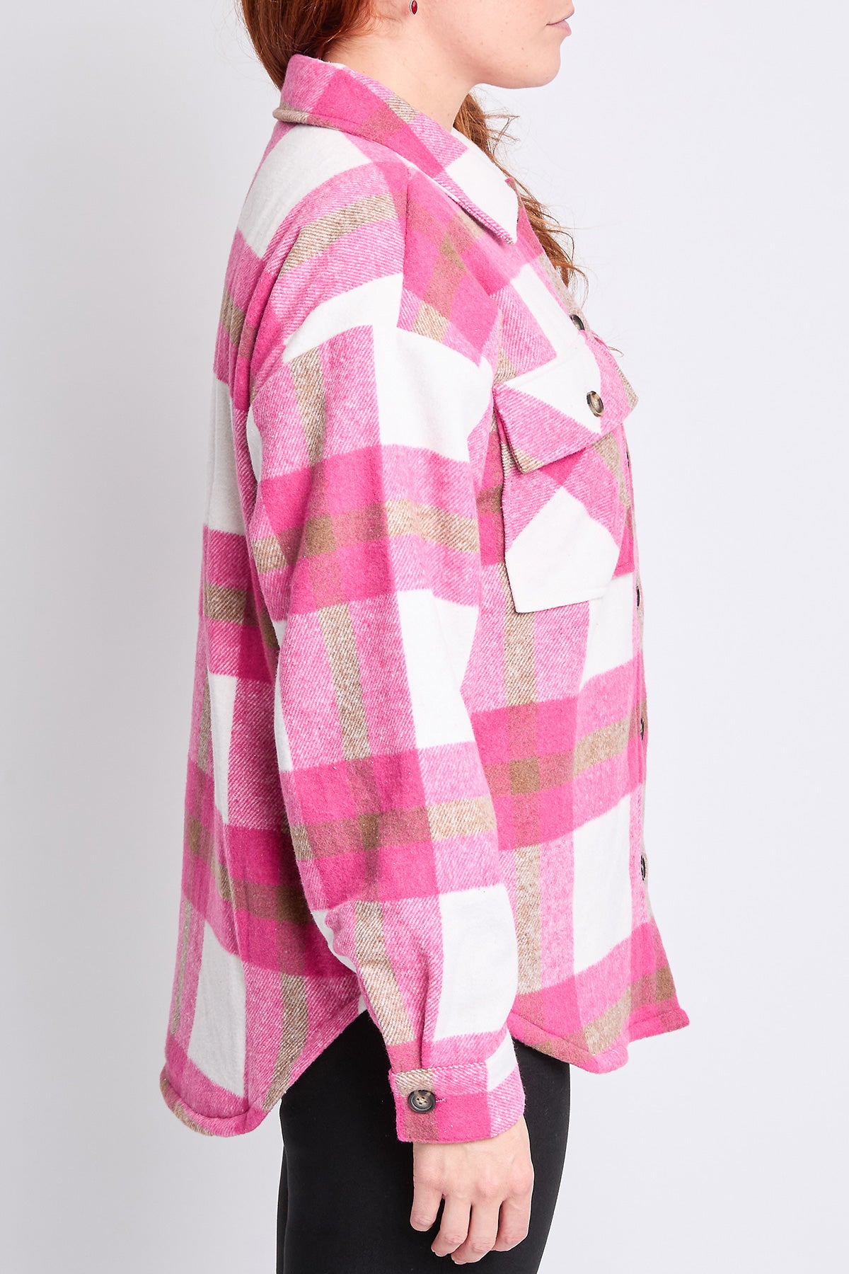 Pink Cream Plaid