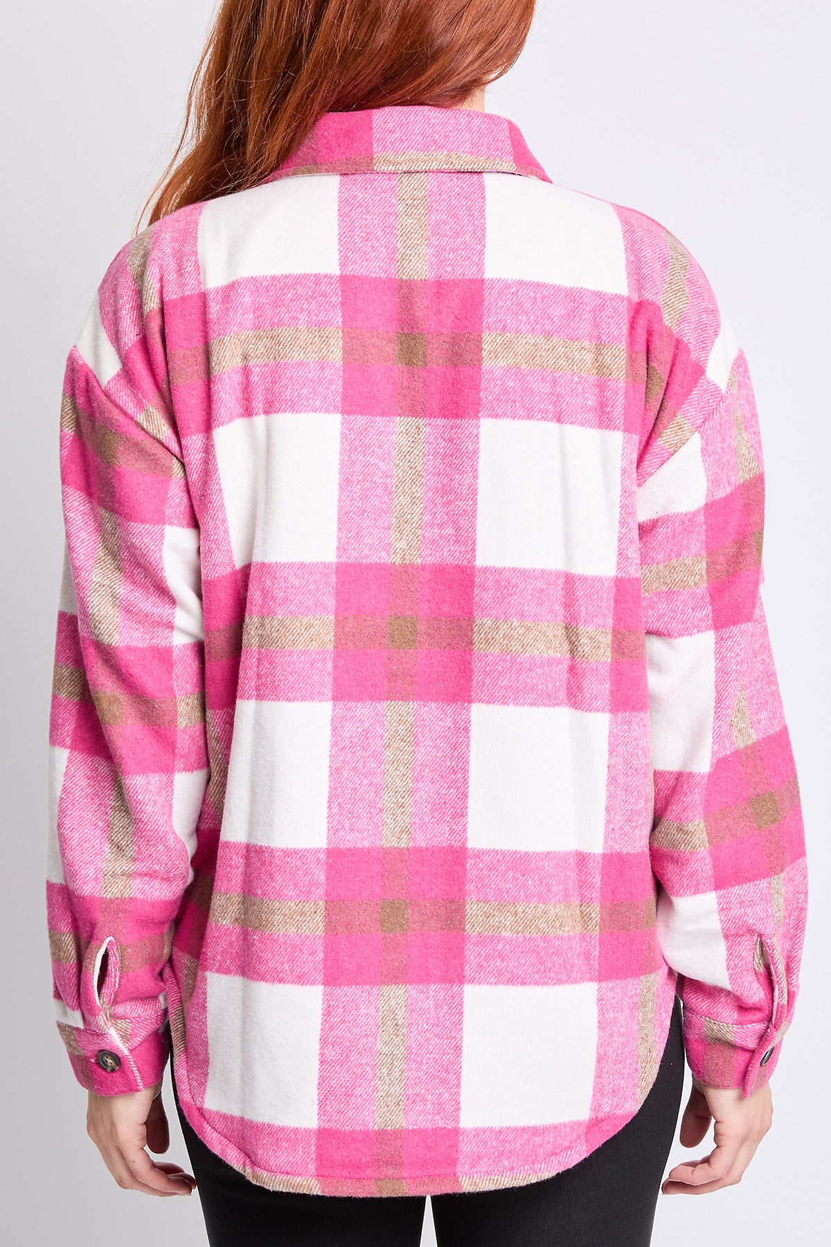 Pink Cream Plaid