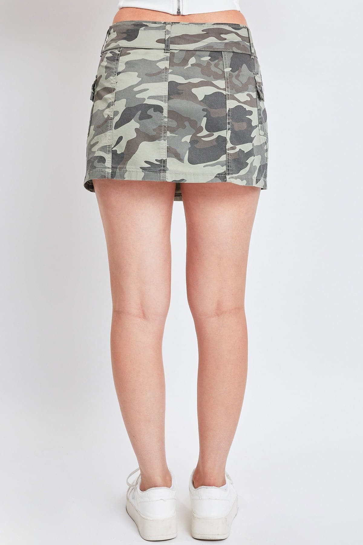 Women’s Belted Mini Cargo Skirt