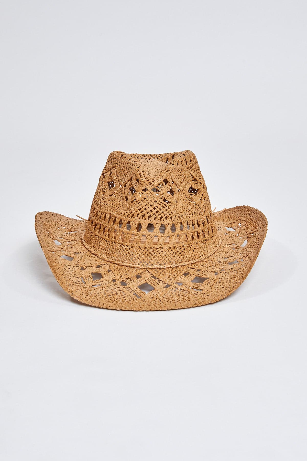 Cheyenne Tan Straw Cowboy Hat