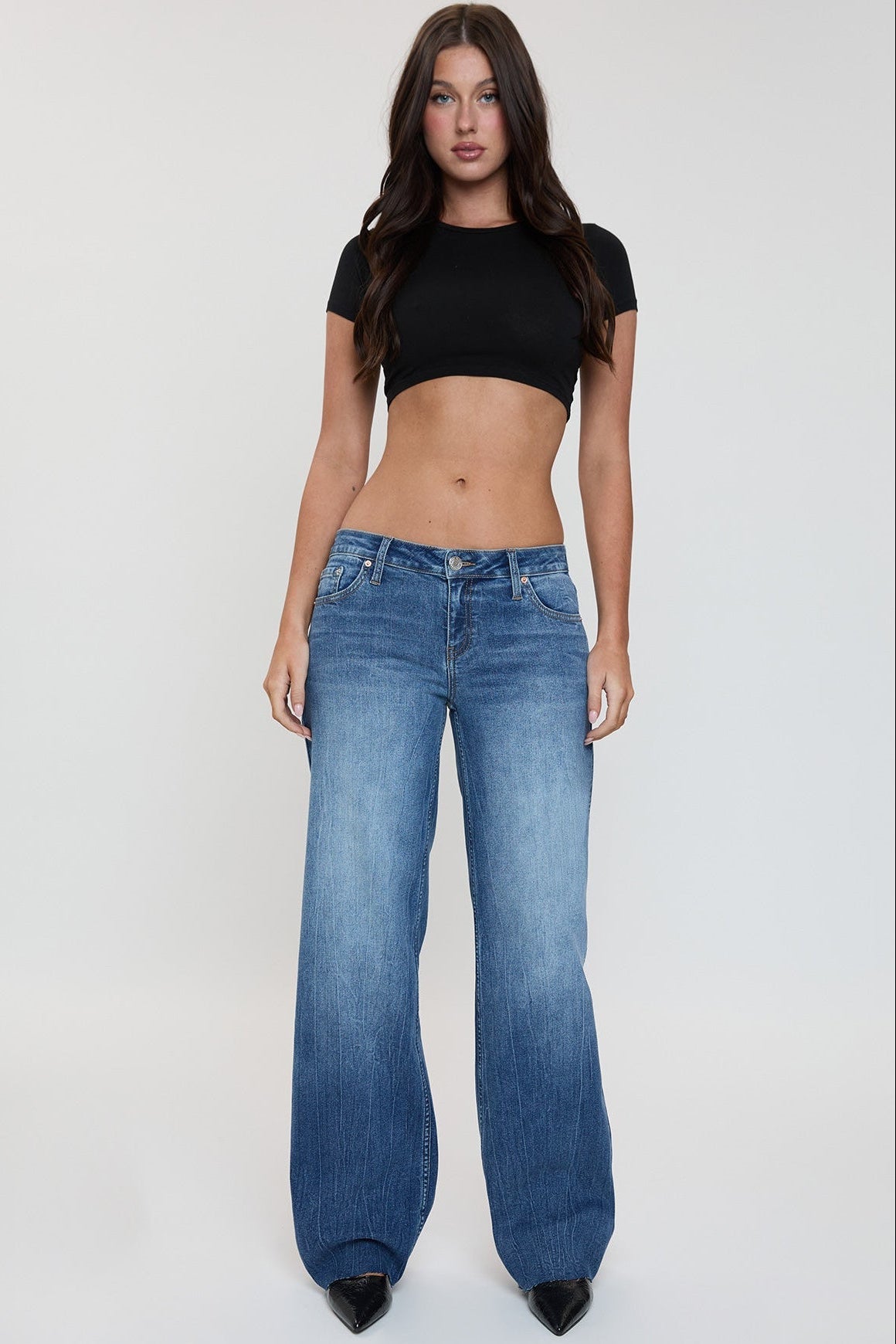 Women's Low Rise Wide Leg Jeans from YMI – YMI JEANS
