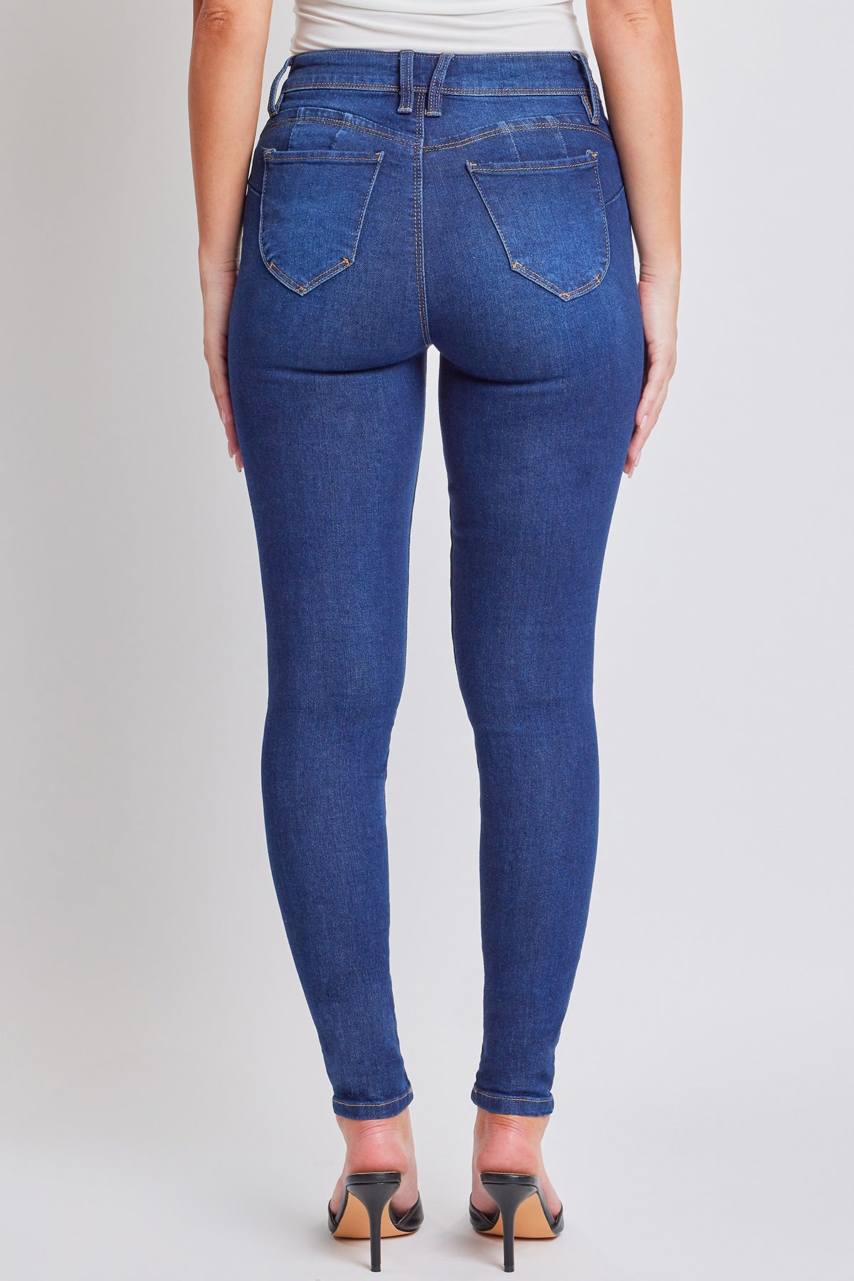 Women's Sustainable WannaBettaButt Button Fly Skinny Jeans