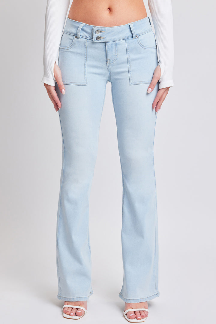 Women's Flare Flap Back Pocket Jeans from YMI – YMI JEANS