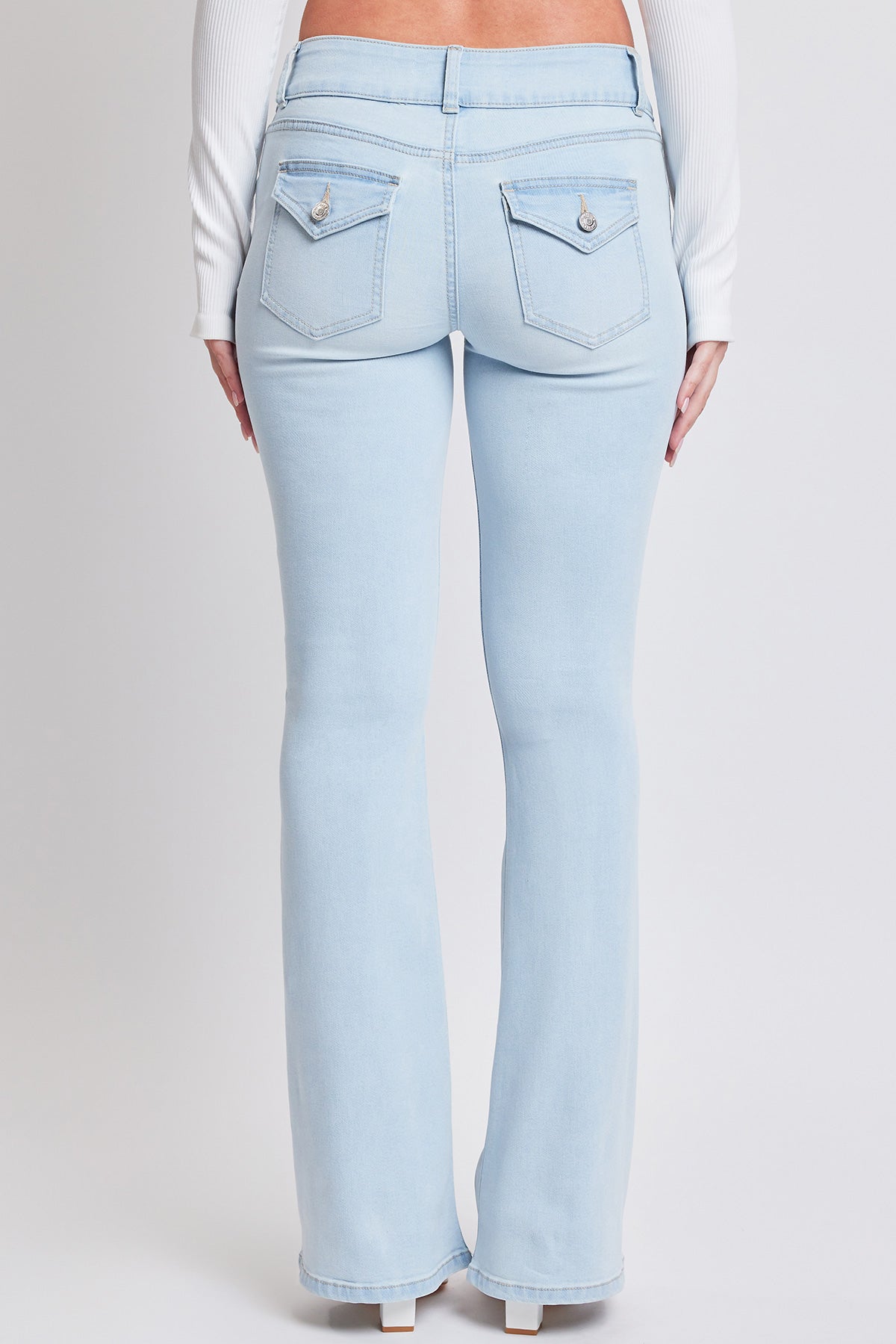 Women's Flare Featuring Flap Back Pocket Jeans