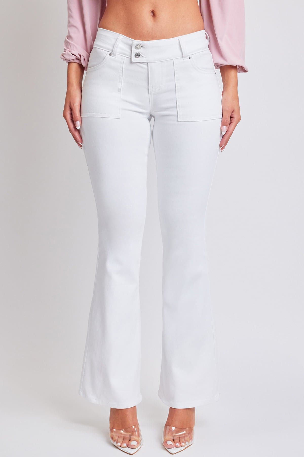Women's Flare Featuring Flap Back Pocket Jeans