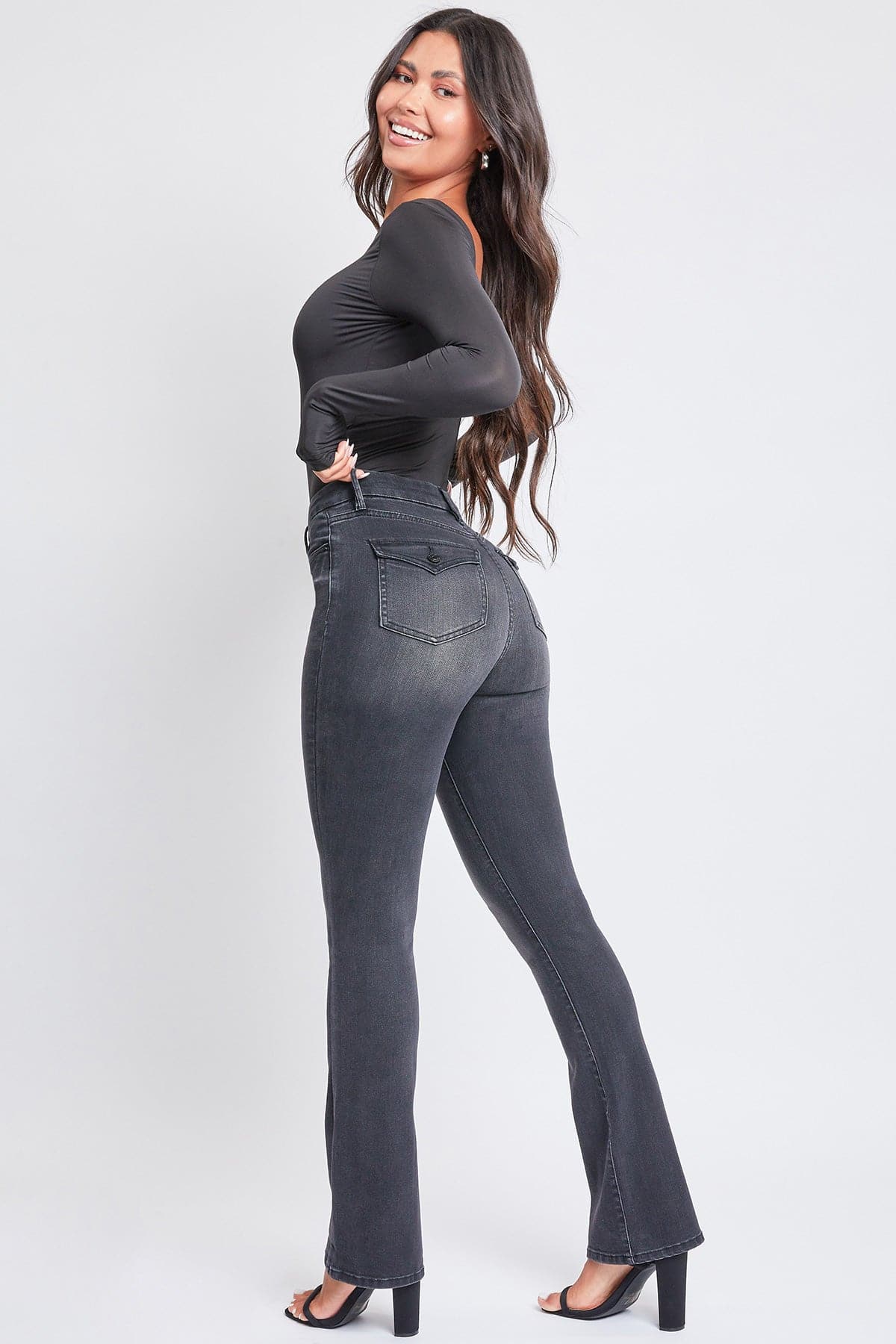 Women's Curvy Fit Ultra High Rise Bootcut Jeans