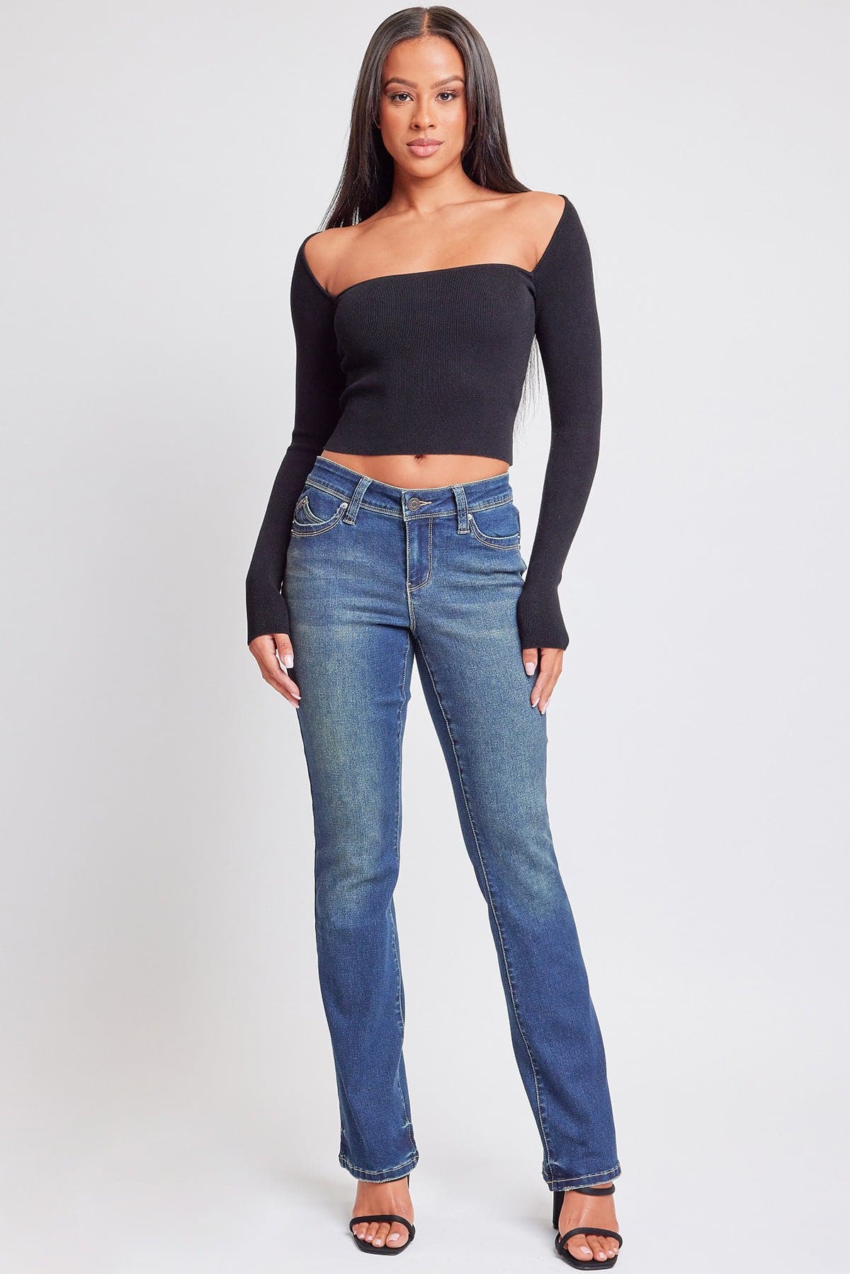 Women’s Sustainable WannaBettaButt Mid Rise Bootcut Jeans