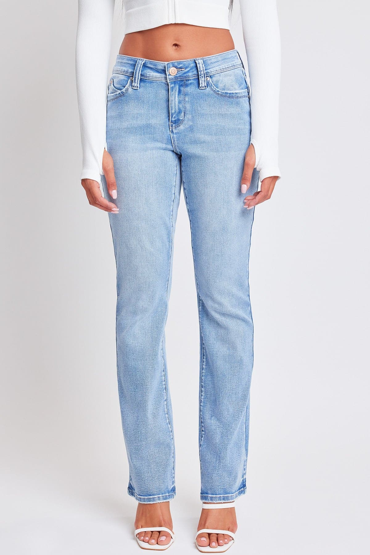 Women’s Sustainable WannaBettaButt Mid Rise Bootcut Jeans