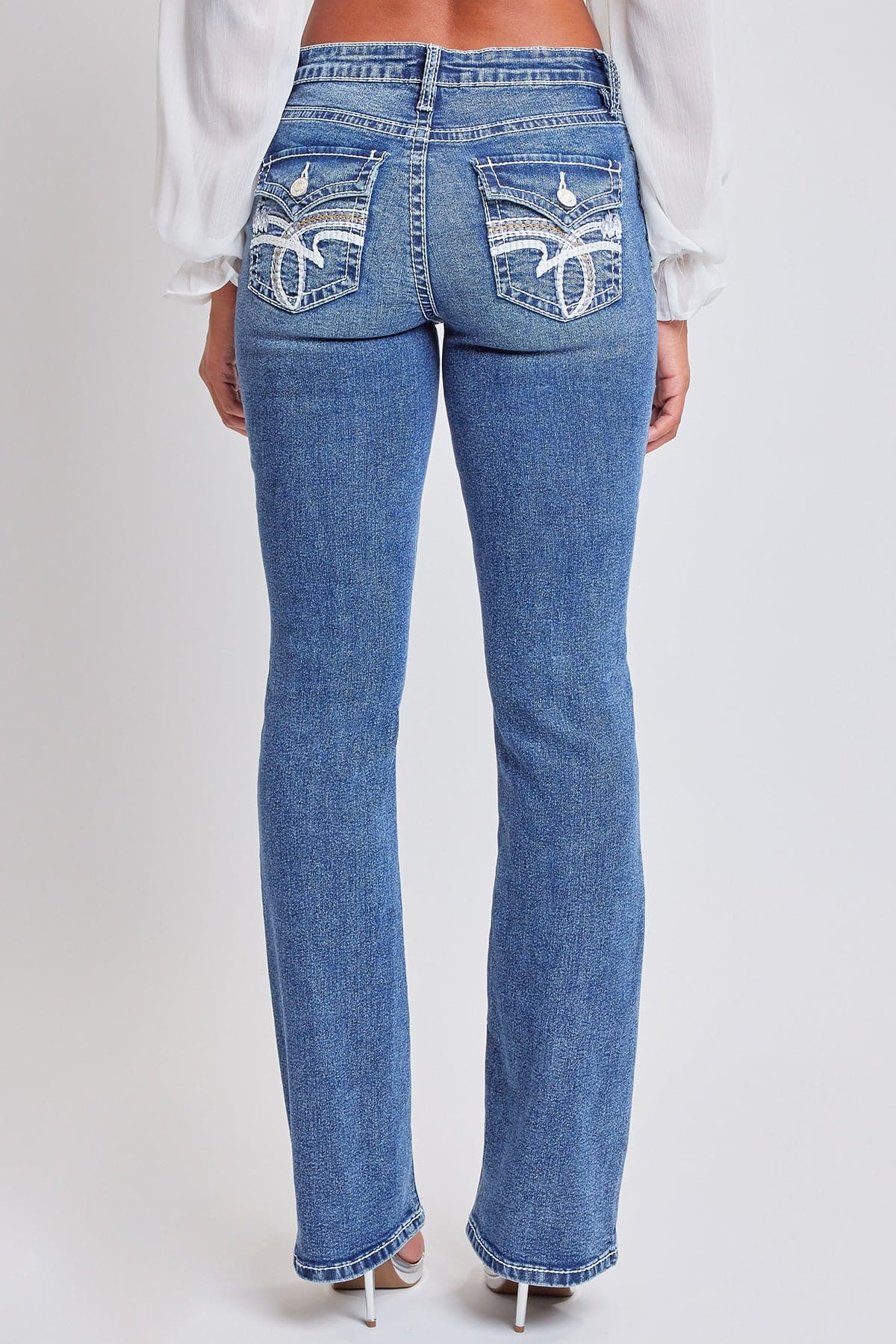 Women’s Premium Heavy Stitch Mid-Rise Bootcut Jeans