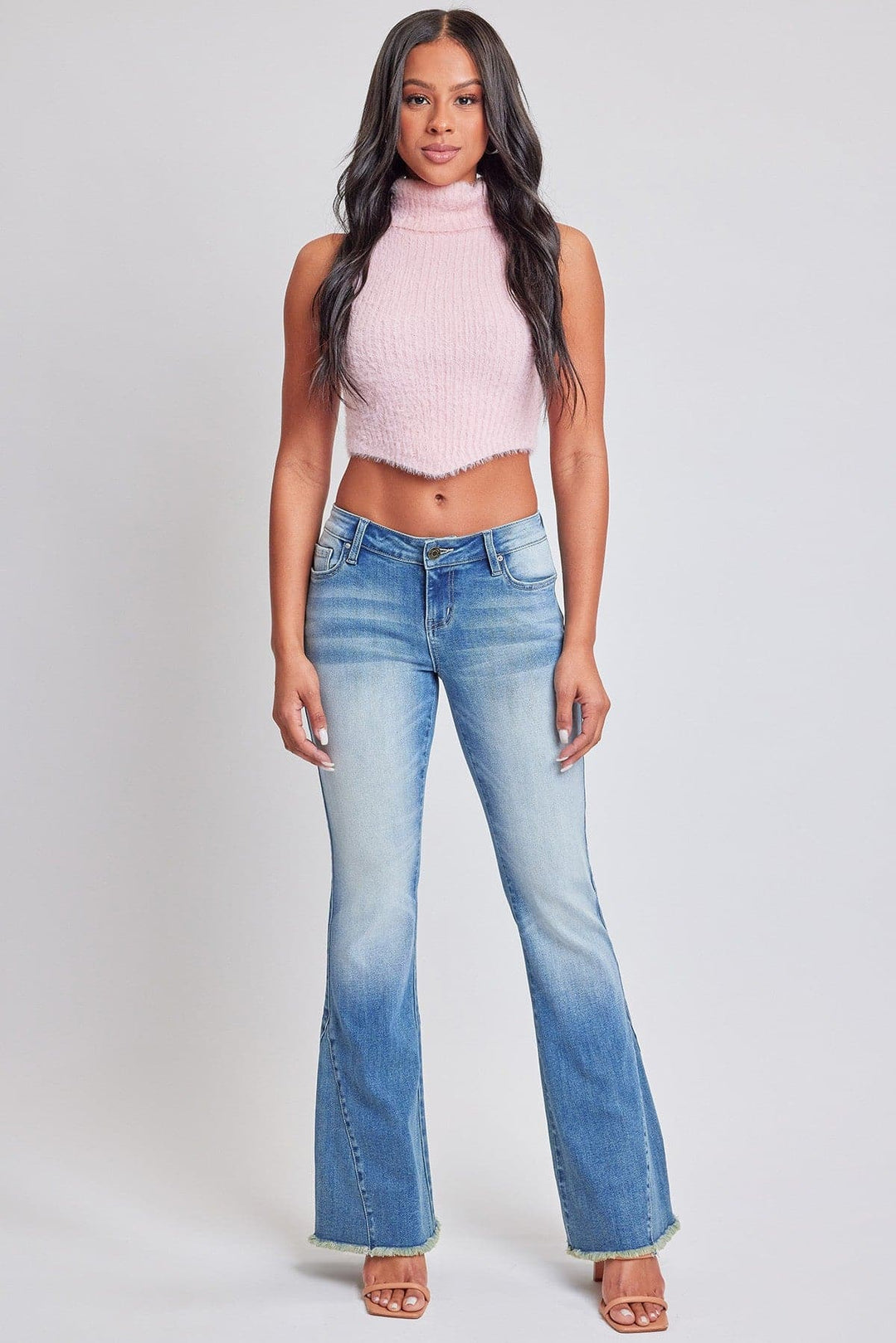 パンツ andmary navi flare denim ANDMARY】Navi flare denim