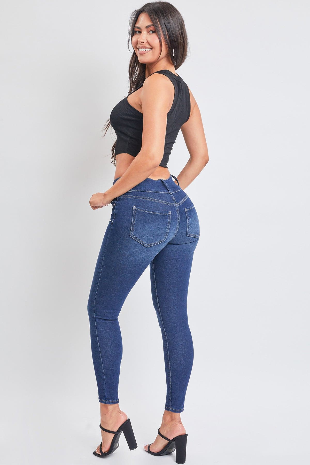 Women's Essential 3 Button Skinny Jeans from YMI – YMI JEANS