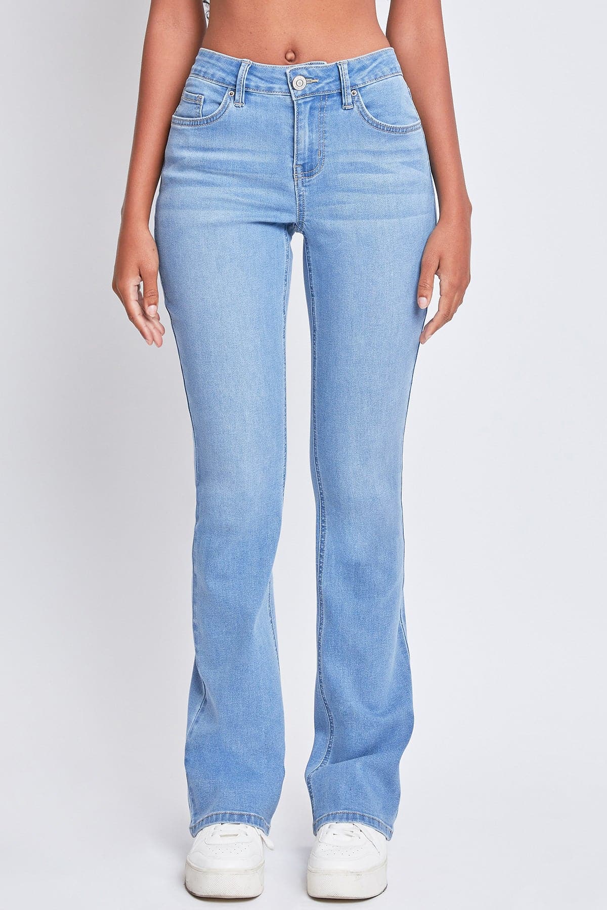 Women's Essential Mid Rise Bootcut Jeans