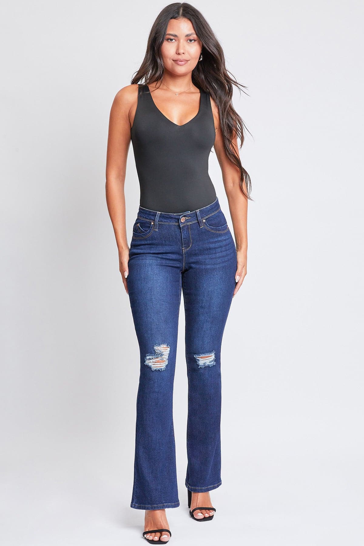 Women's WannaBettaButt Mid-Rise Bootcut Jeans