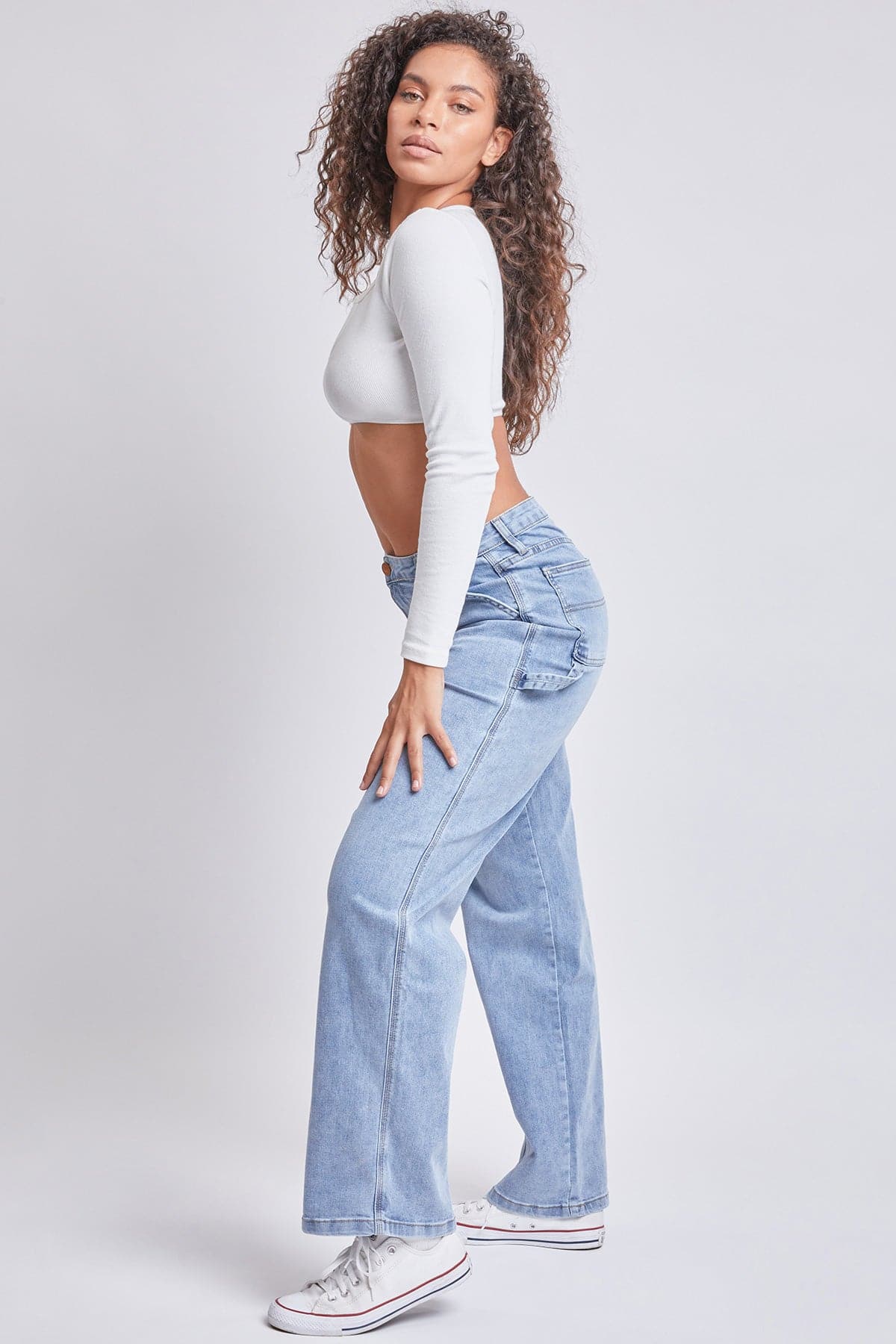 Women's High Rise Straight Leg Carpenter Jeans from YMI JUNIOR – YMI JEANS