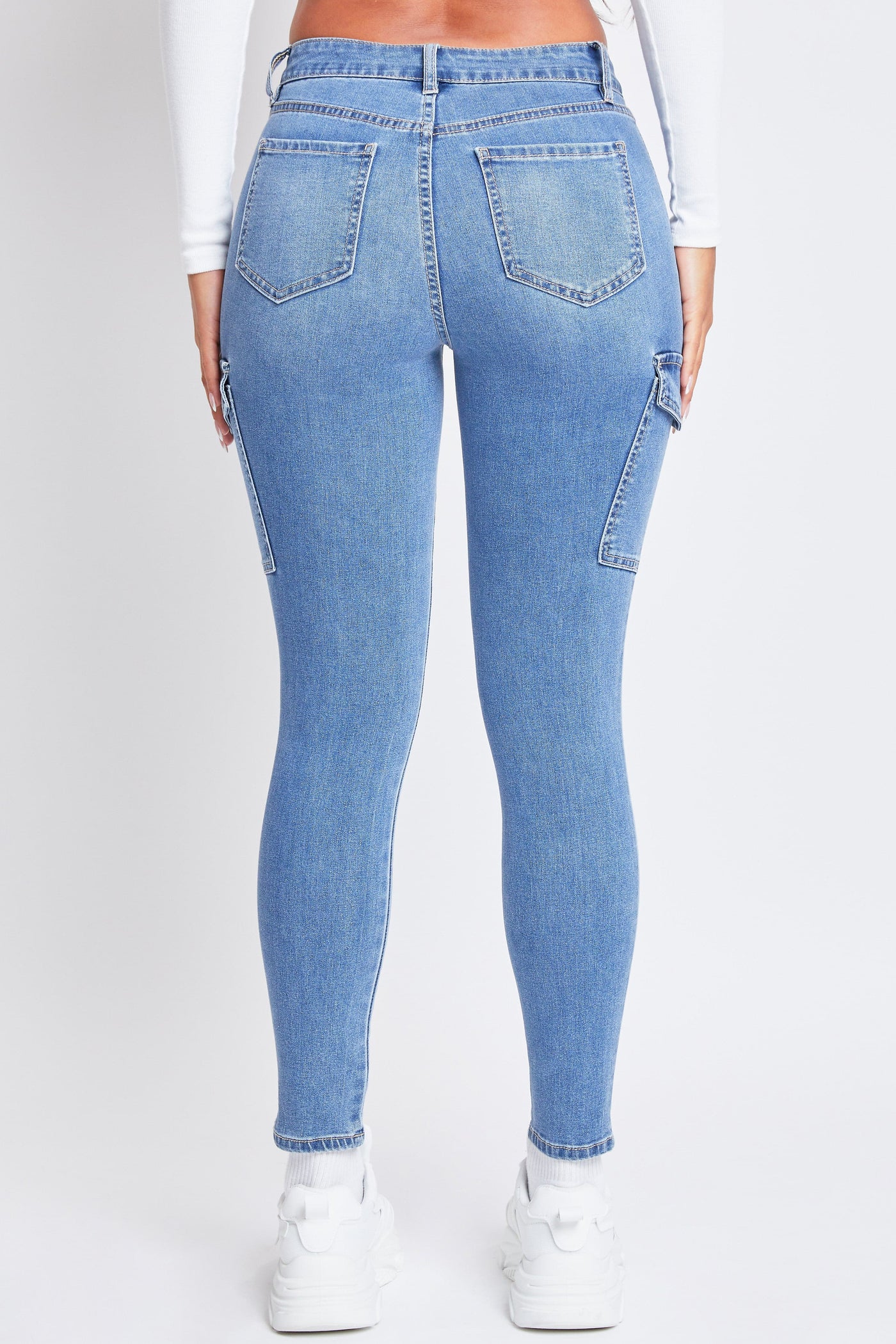 Women's Hyperdenim Mid Rise Skinny Cargo Jeans from ROYALTY – Royalty For me