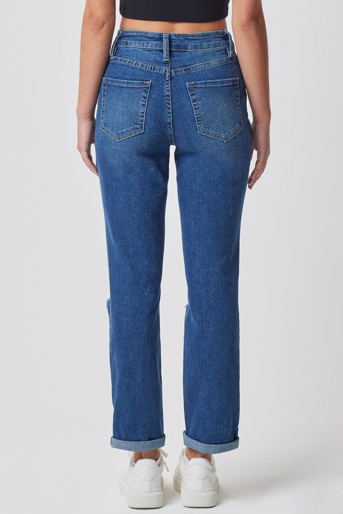 Women's Hybrid Dream Mom Fit Ankle Jeans-Sale