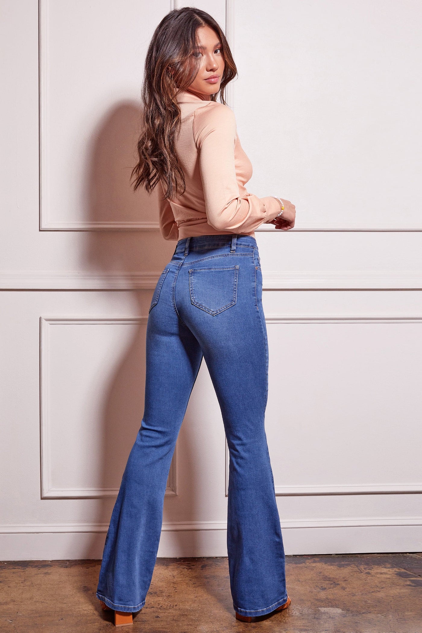 Women's Essential Hyperdenim  Flare Jeans - Long & Regular Inseam